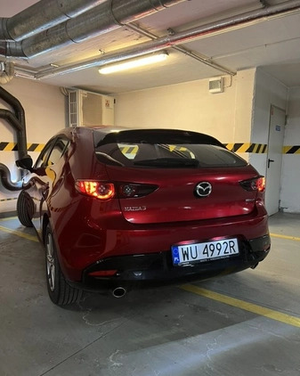 Mazda 3 cena 82000 przebieg: 34000, rok produkcji 2019 z Warszawa małe 254